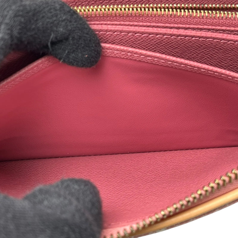 Louis Vuitton Monogram Jacquard Denim Long Wallet - Pink 
