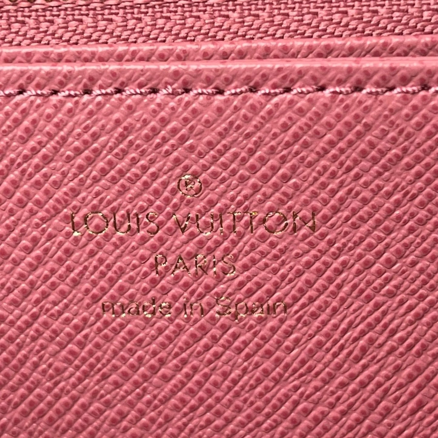 Louis Vuitton Monogram Jacquard Denim Long Wallet - Pink 