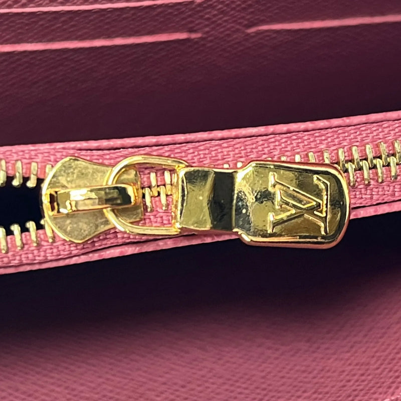 Louis Vuitton Monogram Jacquard Denim Long Wallet - Pink 