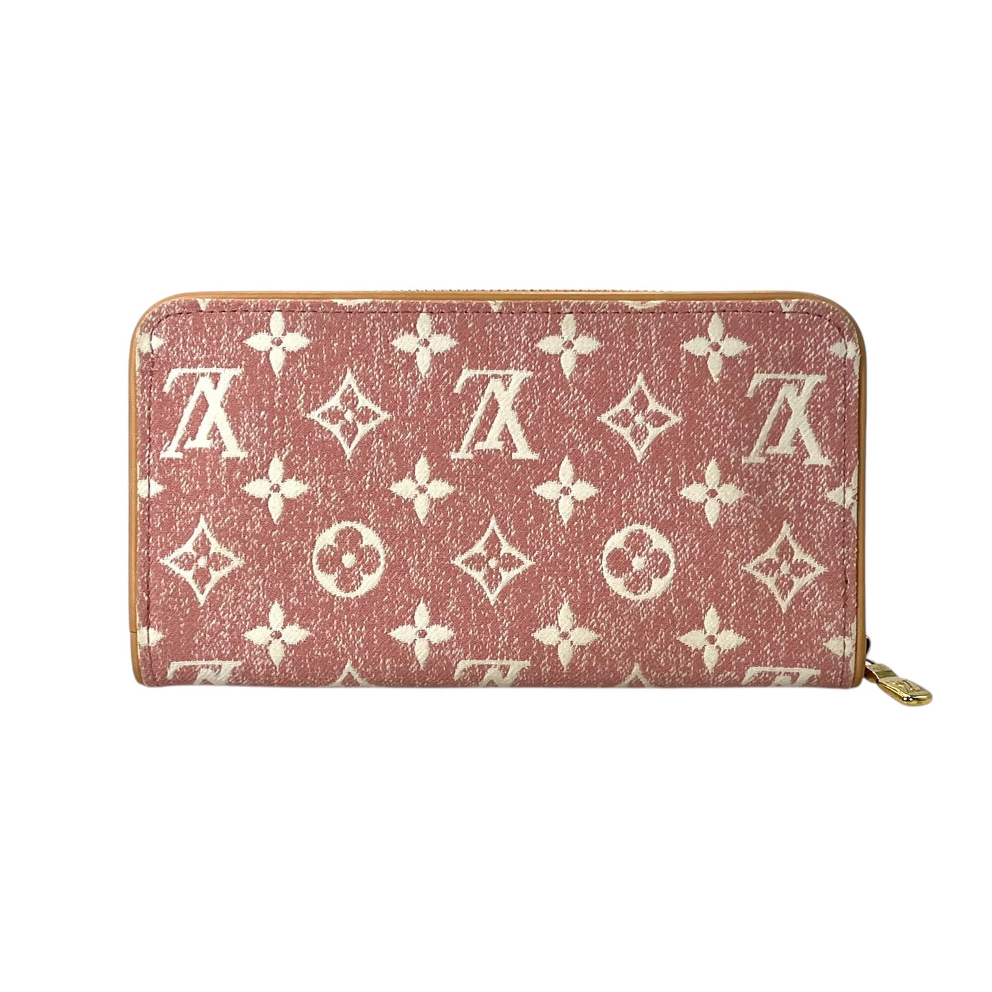 Louis Vuitton Monogram Jacquard Denim Long Wallet - Pink 