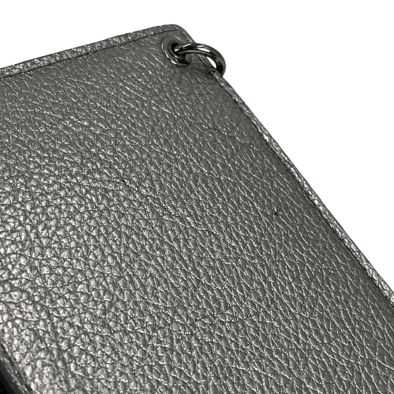 JIMMY CHOO Pegasi Phone Case Shoulder Bag - Silver 