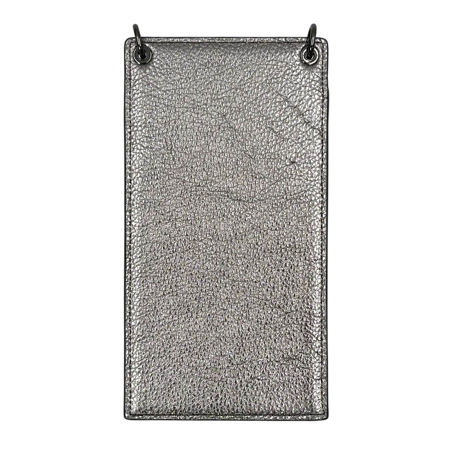 JIMMY CHOO Pegasi Phone Case Shoulder Bag - Silver 
