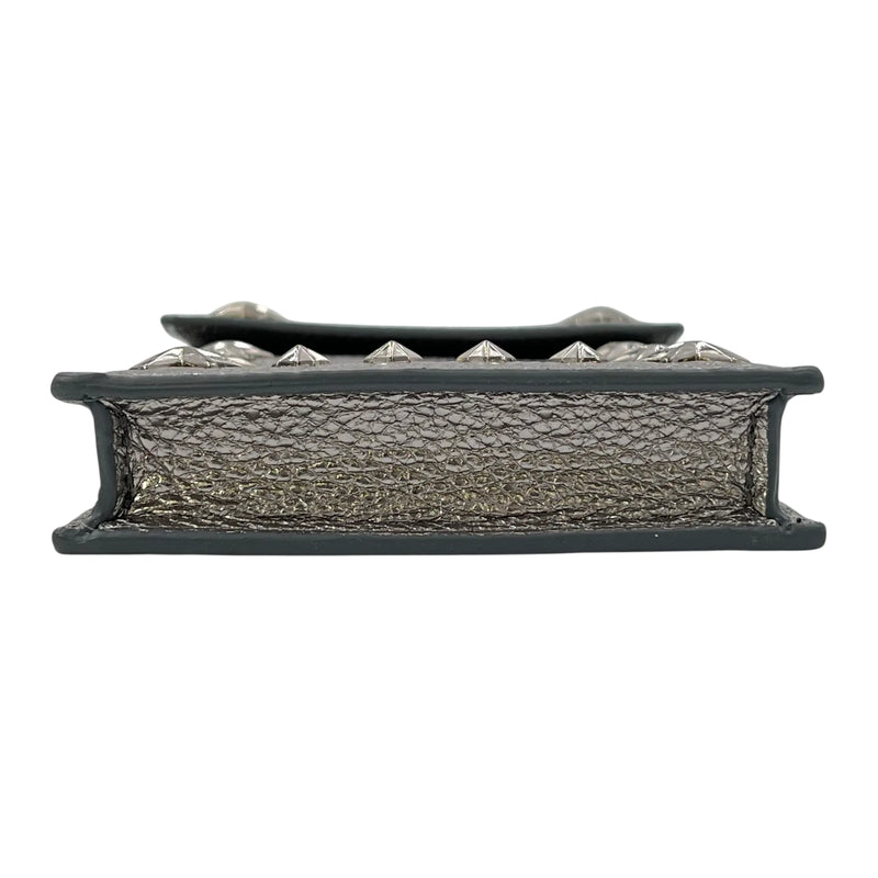 JIMMY CHOO Pegasi Phone Case Shoulder Bag - Silver 