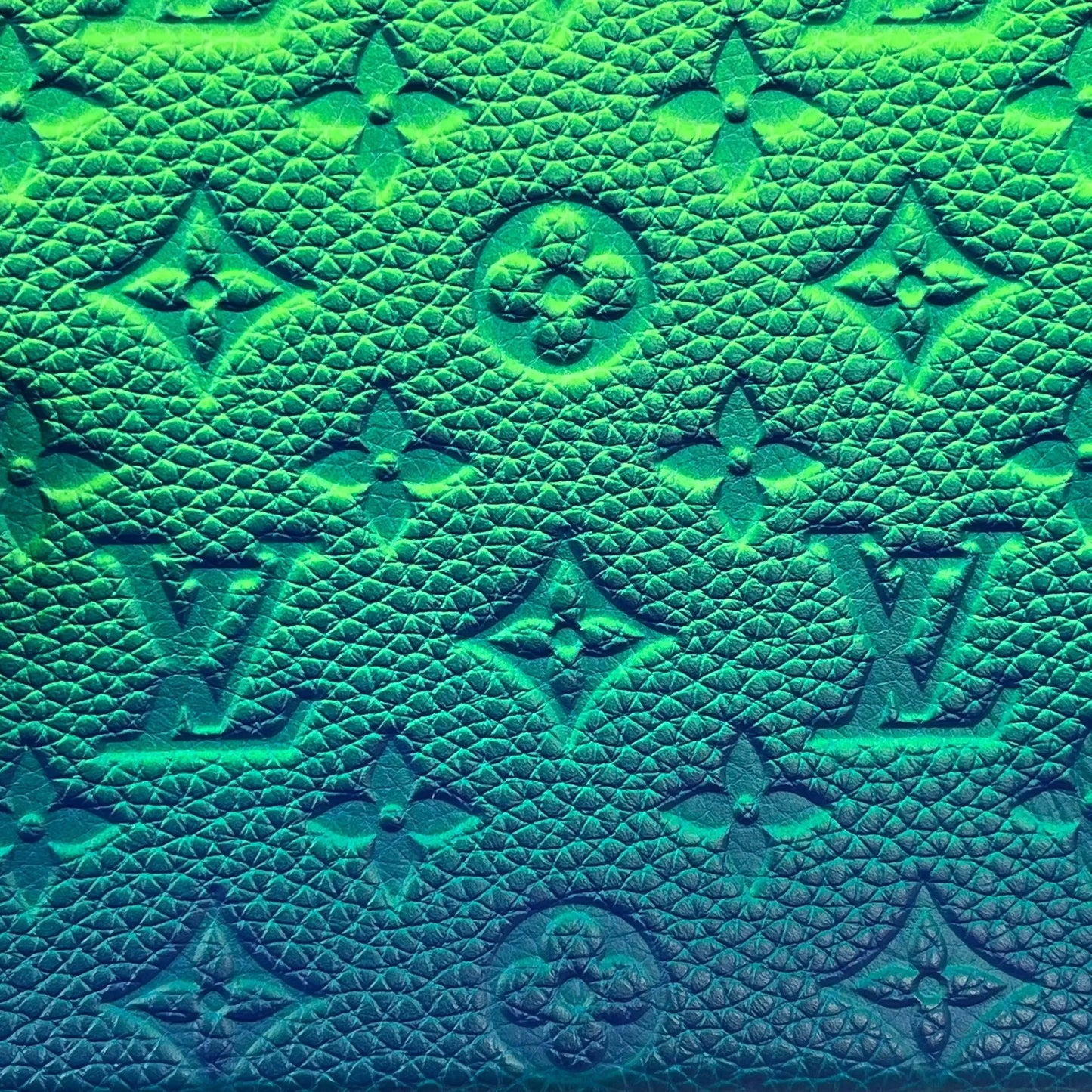 Louis Vuitton サックプラXS トリヨンレザー ハンドバッグ - グリーン × ブルー