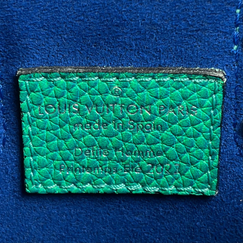 Louis Vuitton サックプラXS トリヨンレザー ハンドバッグ - グリーン × ブルー