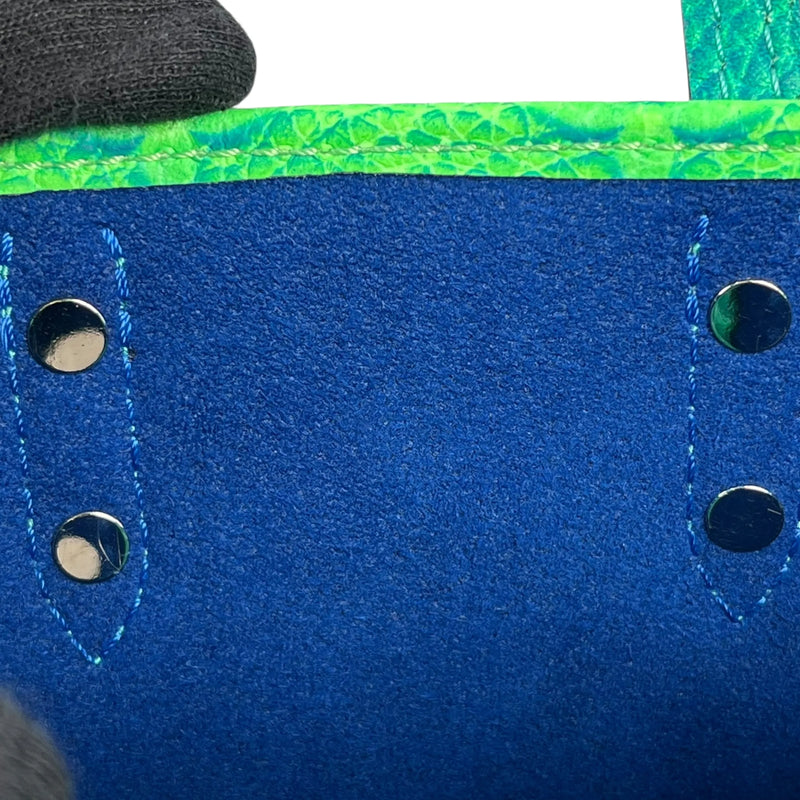 Louis Vuitton サックプラXS トリヨンレザー ハンドバッグ - グリーン × ブルー