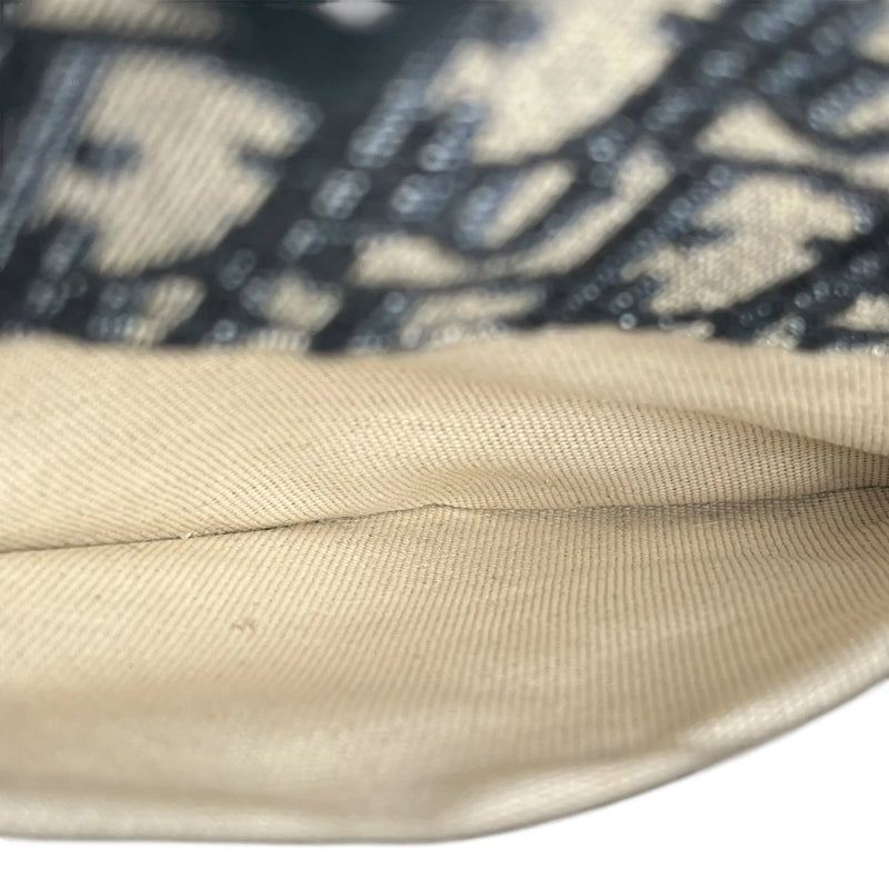 Dior Oblique Saddle Shoulder Bag - Navy 