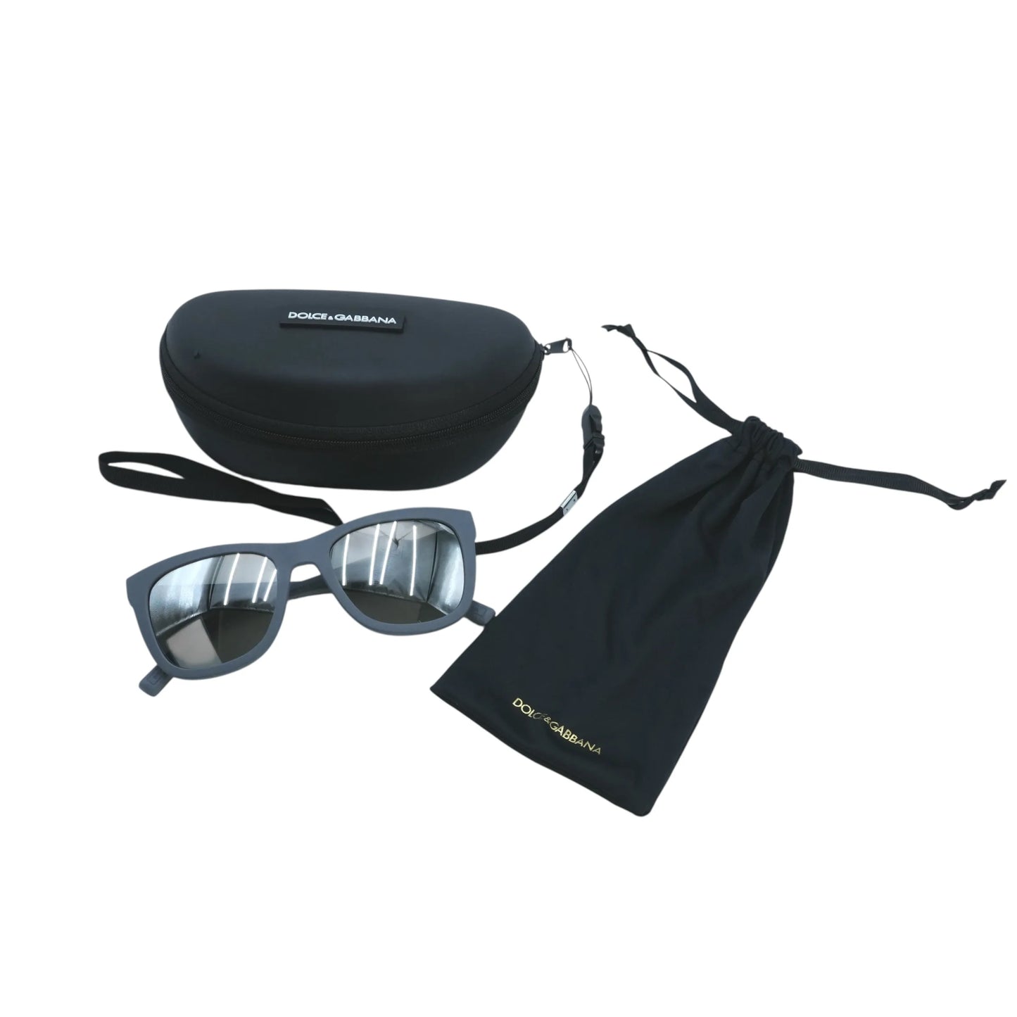 DOLCE &amp; GABBANA Gray Frame Sunglasses - Gray - 34023 