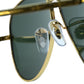Ray-Ban Gold Frame Sunglasses - Gold - 34044 