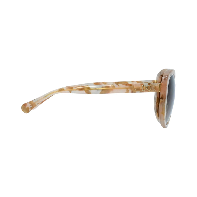DOLCE &amp; GABBANA Beige Frame Sunglasses - Beige - 34065 