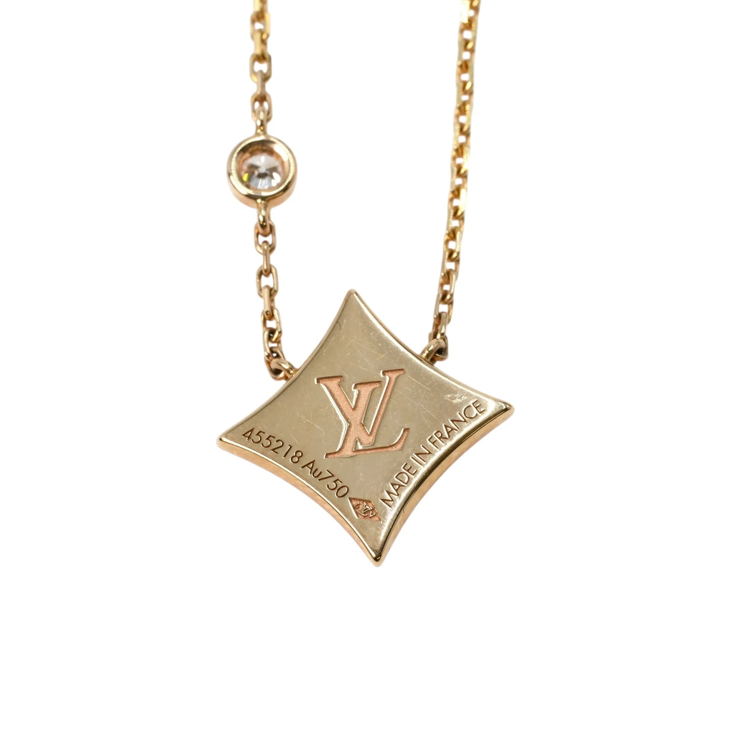 Louis Vuitton スター ブロッサムBB 1PD ネックレス - 18KPG