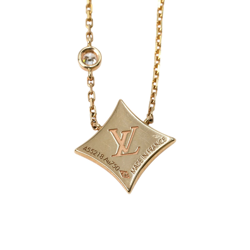 Louis Vuitton スター ブロッサムBB 1PD ネックレス - 18KPG
