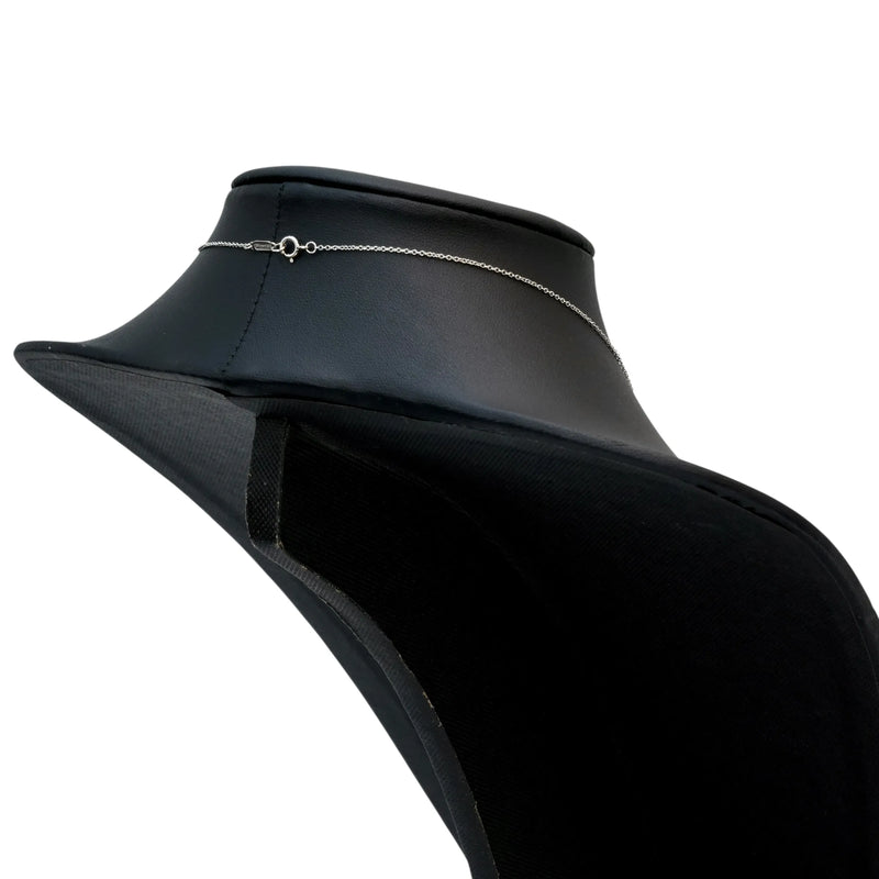 Tiffany ホースシュー ダイヤモンド ネックレス - 18KWG