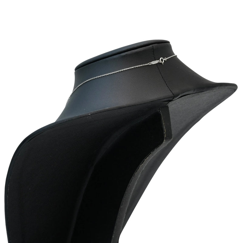 Tiffany ホースシュー ダイヤモンド ネックレス - 18KWG