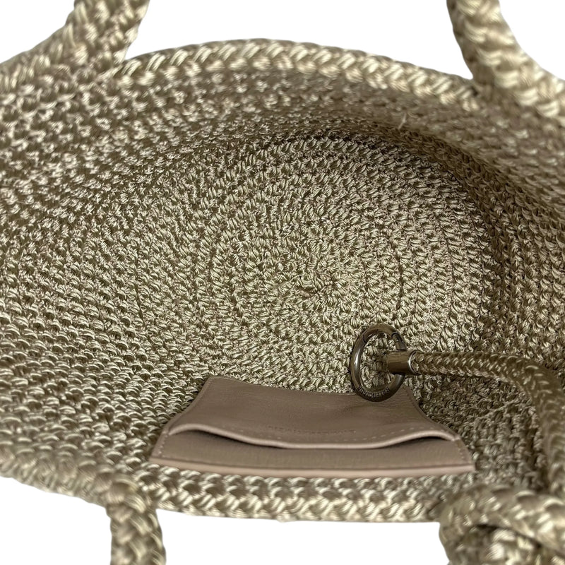 Balenciaga Ibiza Small Basket Handbag - Beige 