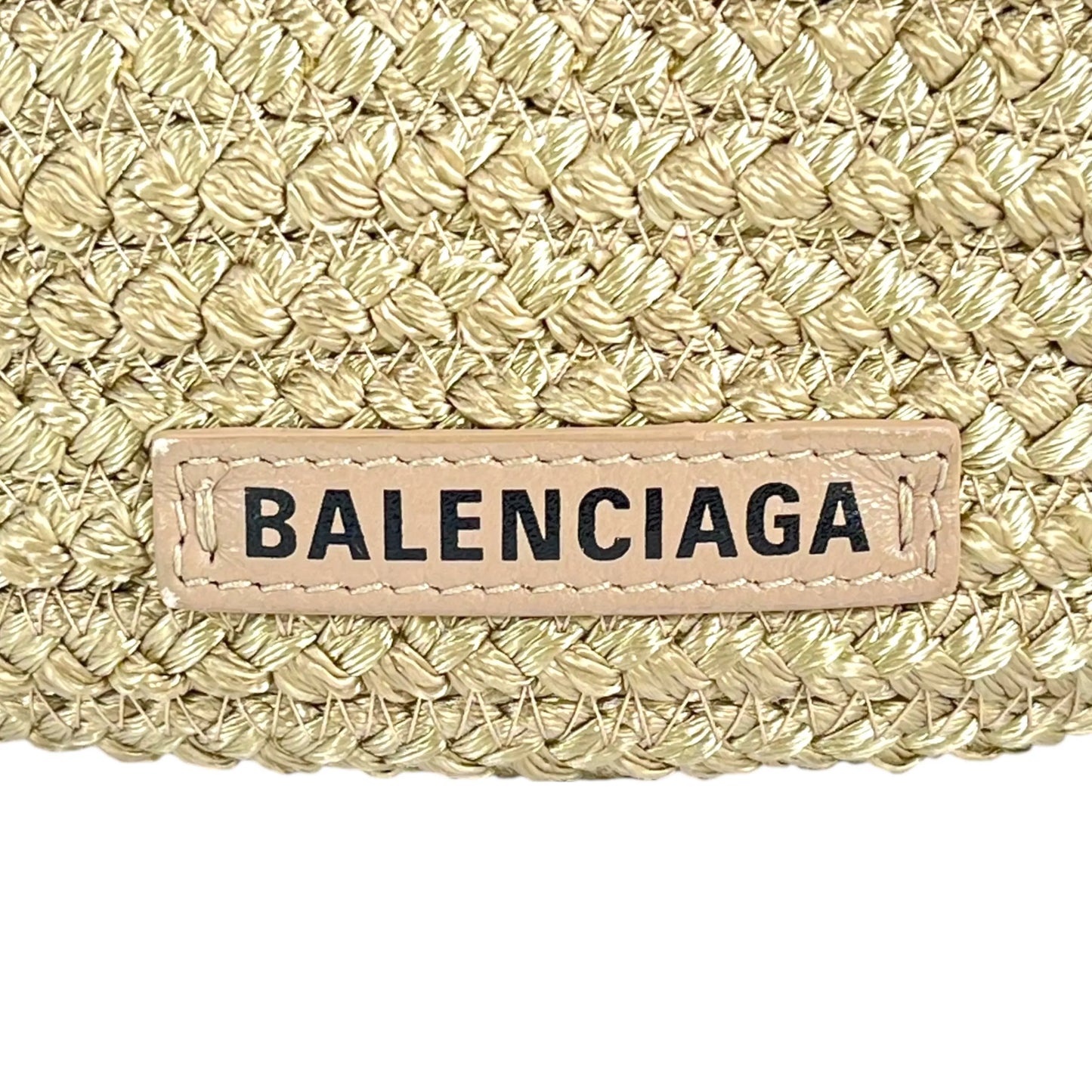 Balenciaga Ibiza Small Basket Handbag - Beige 