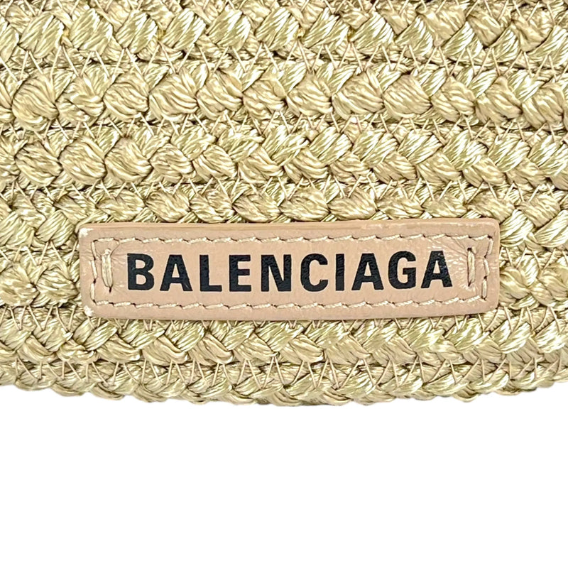 Balenciaga Ibiza Small Basket Handbag - Beige 