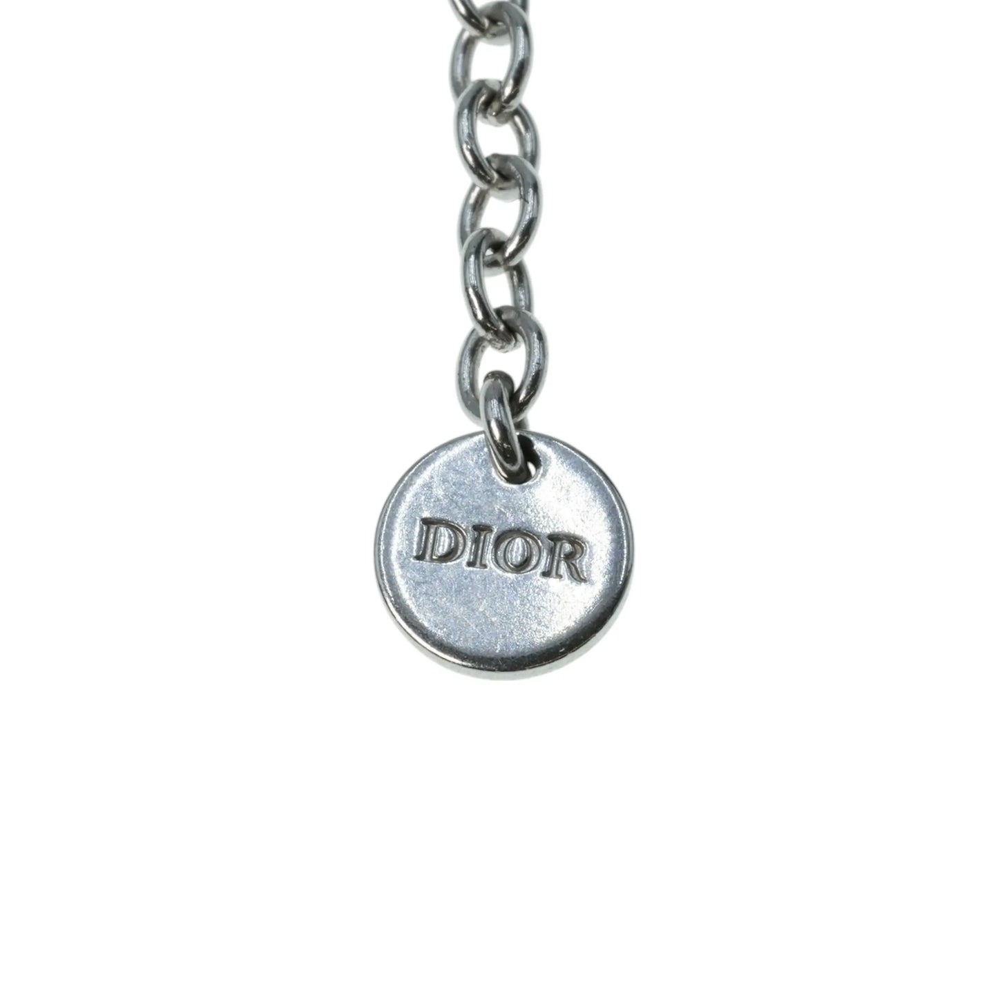 Dior Petty CD Rhinestone Necklace - Metal - 34224 