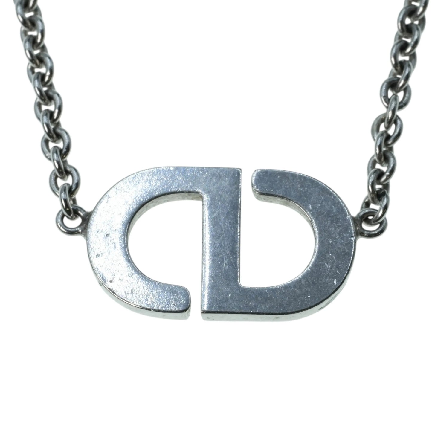 Dior Petty CD Rhinestone Necklace - Metal - 34224 