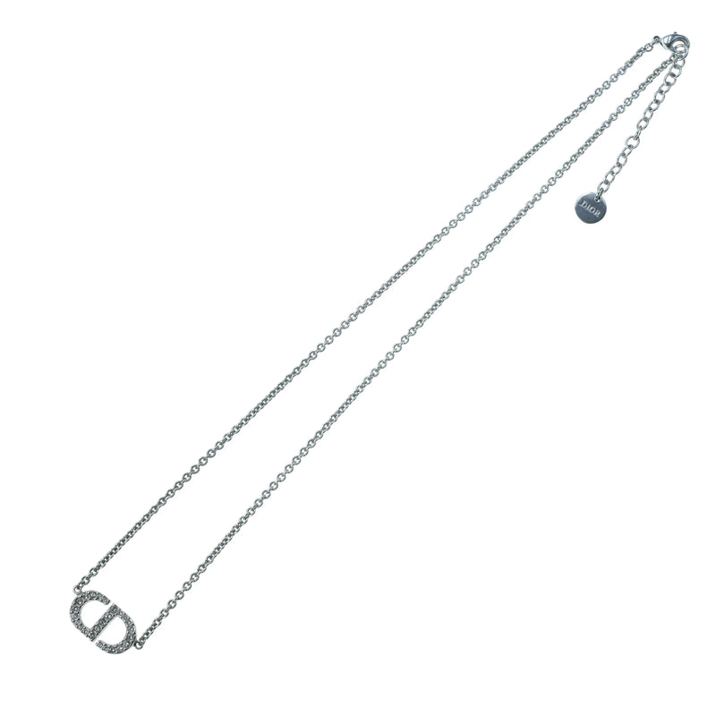 Dior Petty CD Rhinestone Necklace - Metal - 34224 