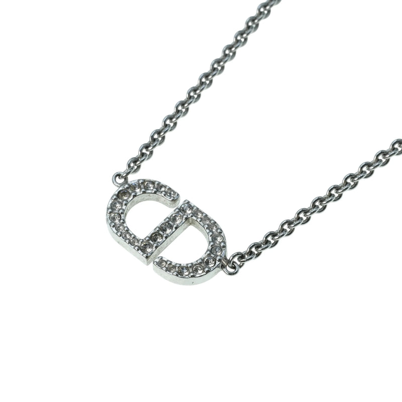 Dior Petty CD Rhinestone Necklace - Metal - 34224 