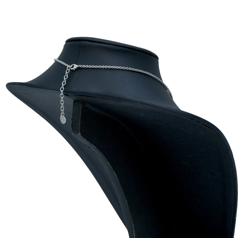 Dior Petty CD Rhinestone Necklace - Metal - 34224 