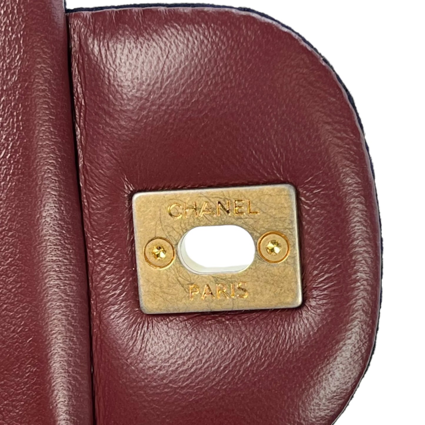 CHANEL Matelassé Wool Paris-Hamburg 2018-2019 Collection Mini Shoulder Bag - Navy 