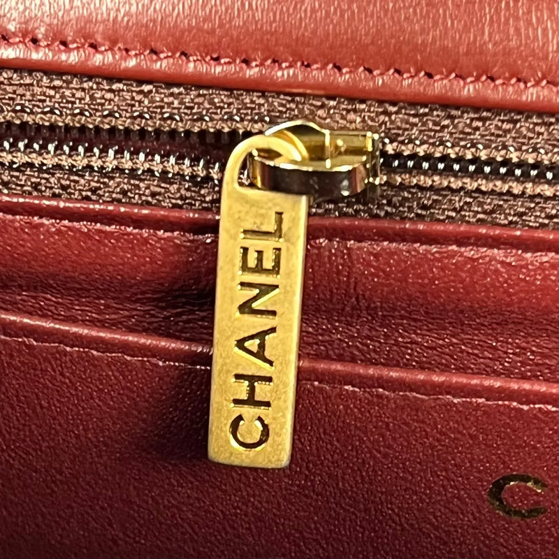 CHANEL Matelassé Wool Paris-Hamburg 2018-2019 Collection Mini Shoulder Bag - Navy 