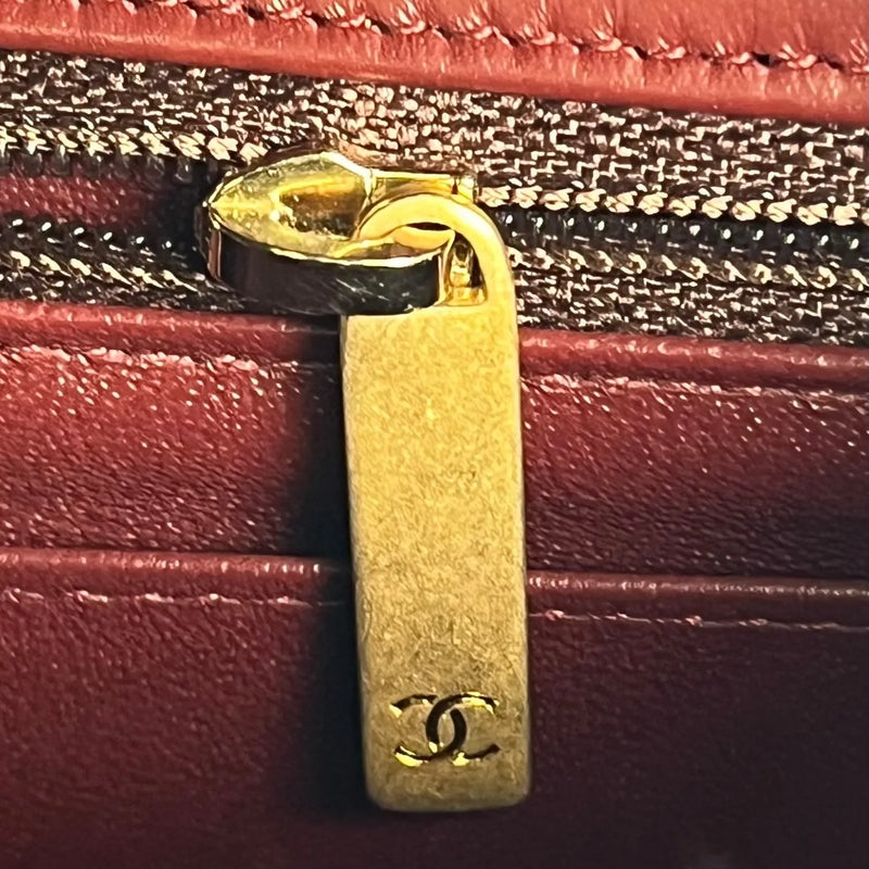 CHANEL Matelassé Wool Paris-Hamburg 2018-2019 Collection Mini Shoulder Bag - Navy 