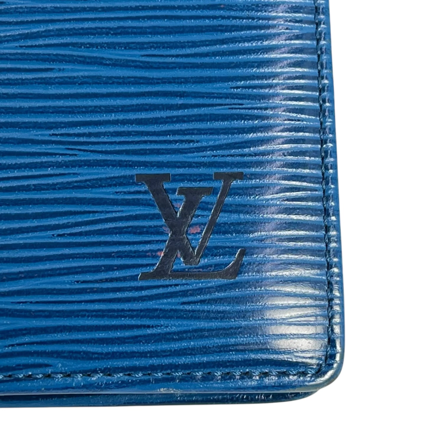 Louis Vuitton エピ レザー ポルトフォイユ カードケース - ブルー