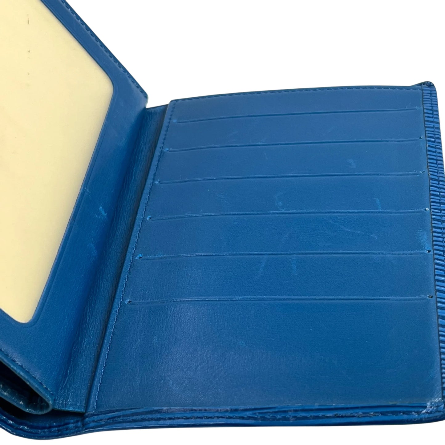 Louis Vuitton エピ レザー ポルトフォイユ カードケース - ブルー