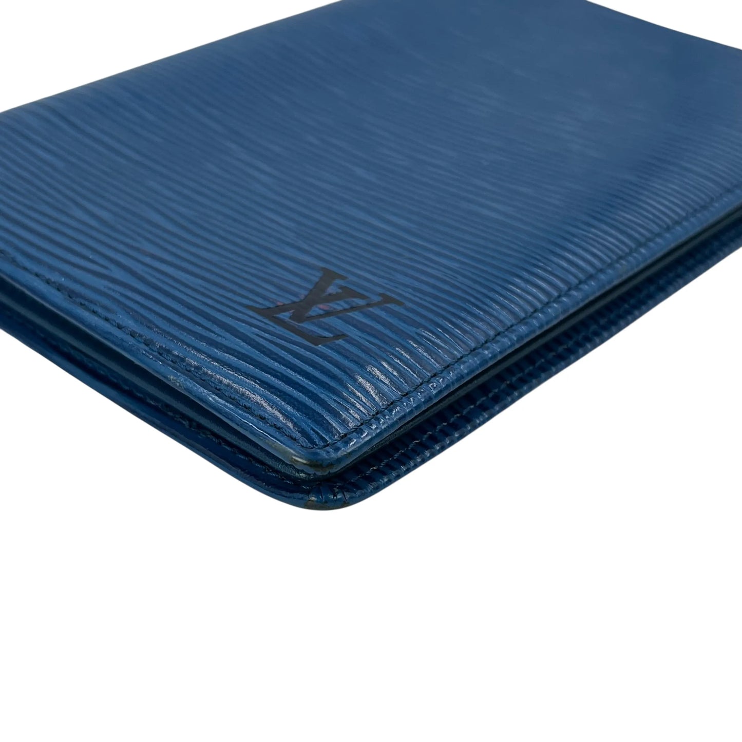 Louis Vuitton エピ レザー ポルトフォイユ カードケース - ブルー
