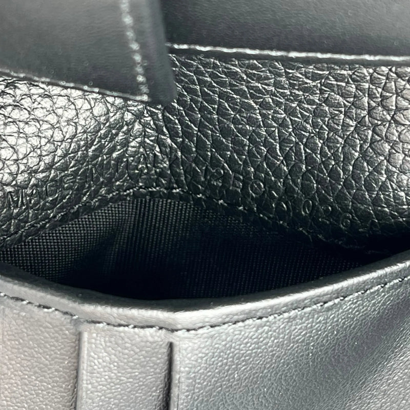 Dior Saddle Oblique Jacquard Calfskin Compact Wallet - Black 