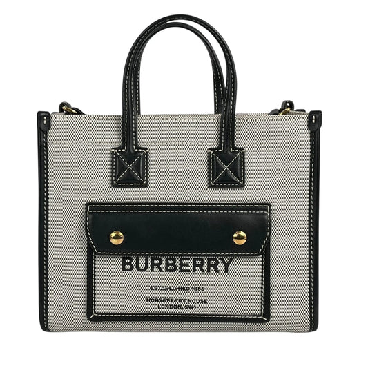 BURBERRY Mini Freya Tote Handbag/Shoulder Bag - Black 