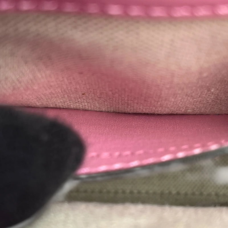 GUCCI Bamboo Mini Handbag Shoulder Bag Backpack - Pink 