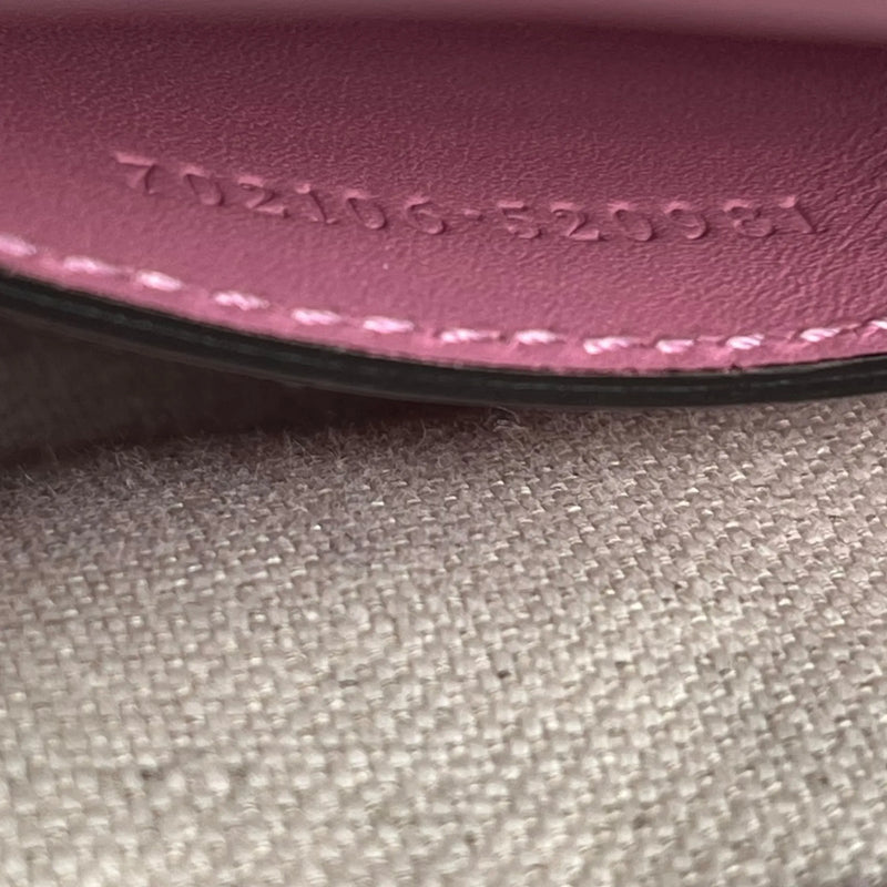 GUCCI Bamboo Mini Handbag Shoulder Bag Backpack - Pink 