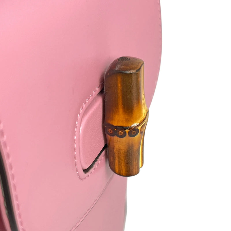 GUCCI Bamboo Mini Handbag Shoulder Bag Backpack - Pink 