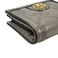GUCCI GG Matelasse Bifold Compact Wallet - Gray 