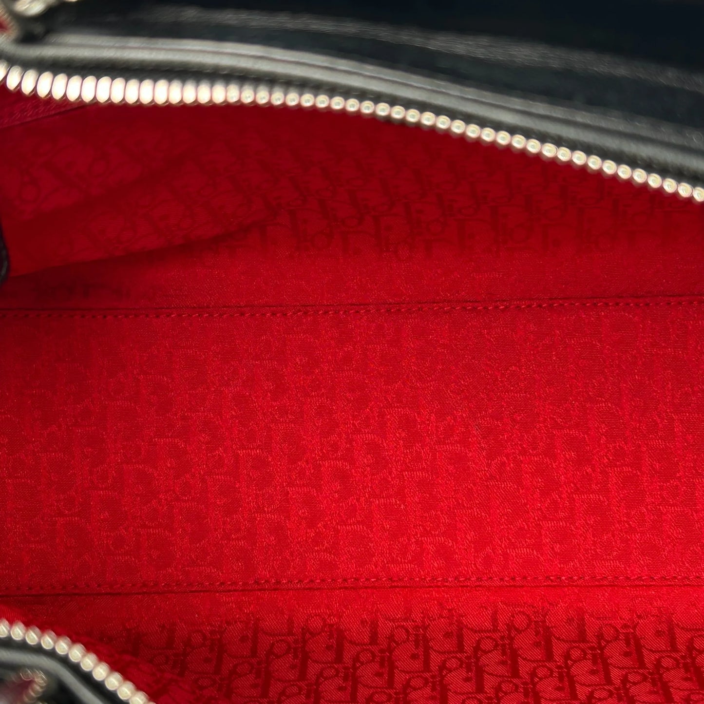 Dior Lady Dior Large Lambskin Cannage - Black 