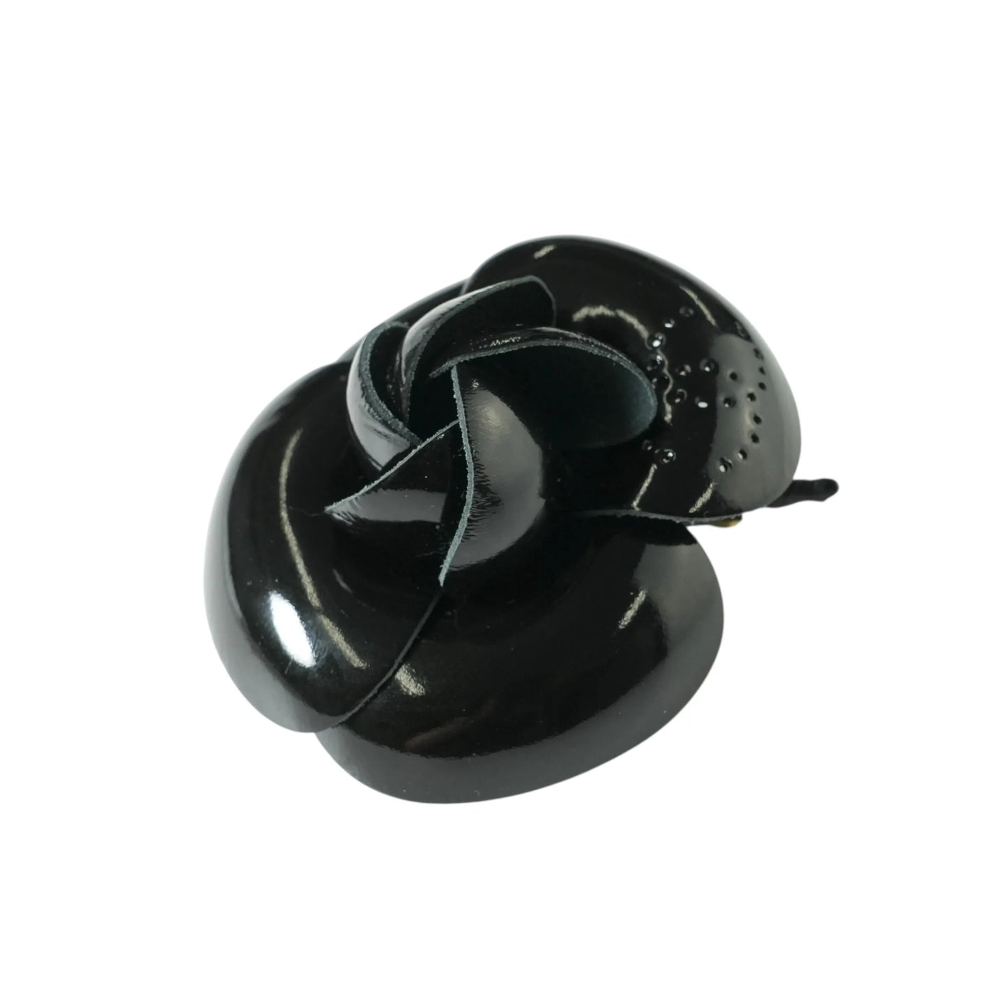 CHANEL カメリア モチーフ ブローチ - ブラック - エナメル