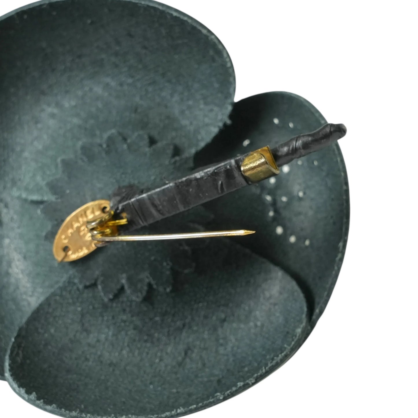 CHANEL カメリア モチーフ ブローチ - ブラック - エナメル