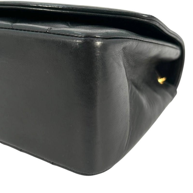 CHANEL Diana 25 Lambskin Shoulder Bag - Black 