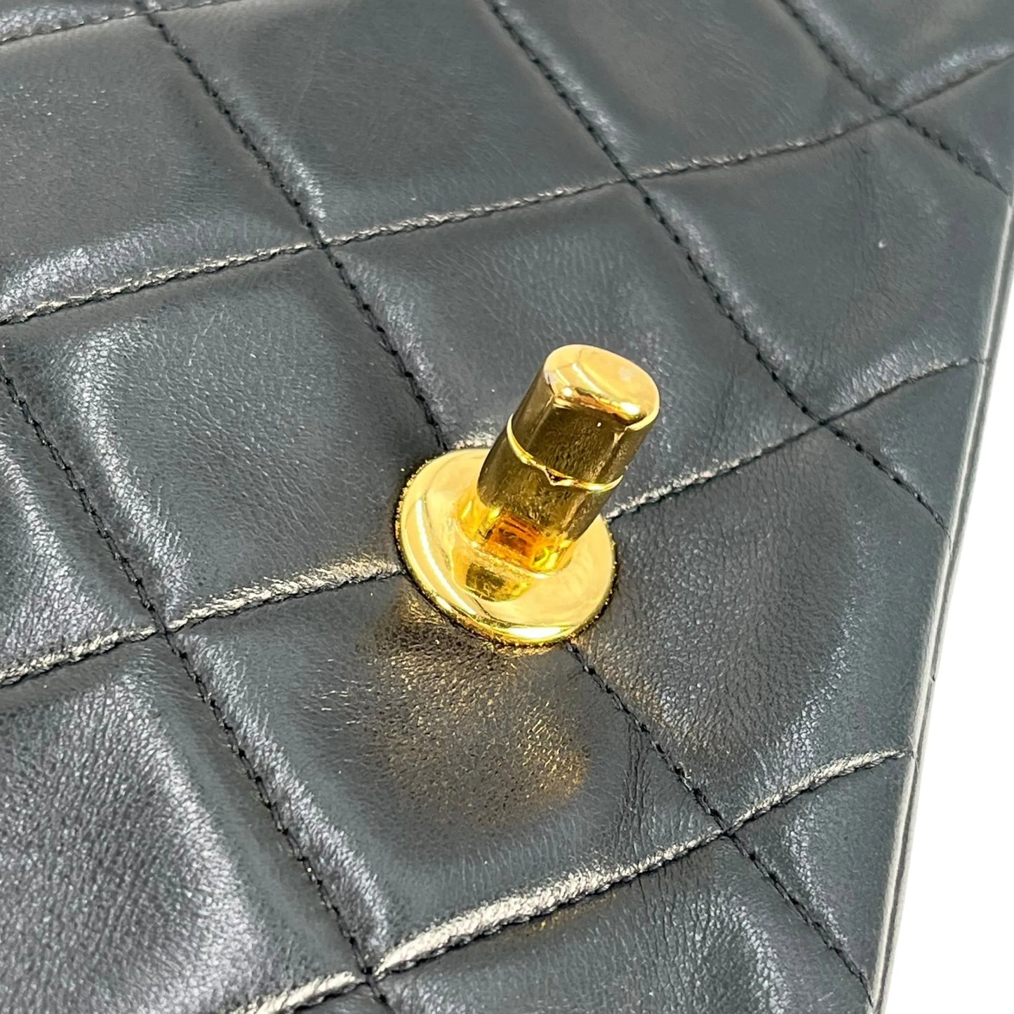 CHANEL Diana 25 Lambskin Shoulder Bag - Black 