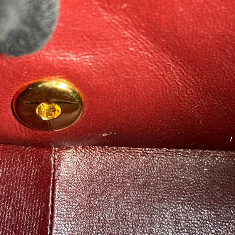 CHANEL Diana 25 Lambskin Shoulder Bag - Black 