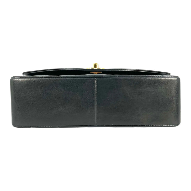 CHANEL Diana 25 Lambskin Shoulder Bag - Black 