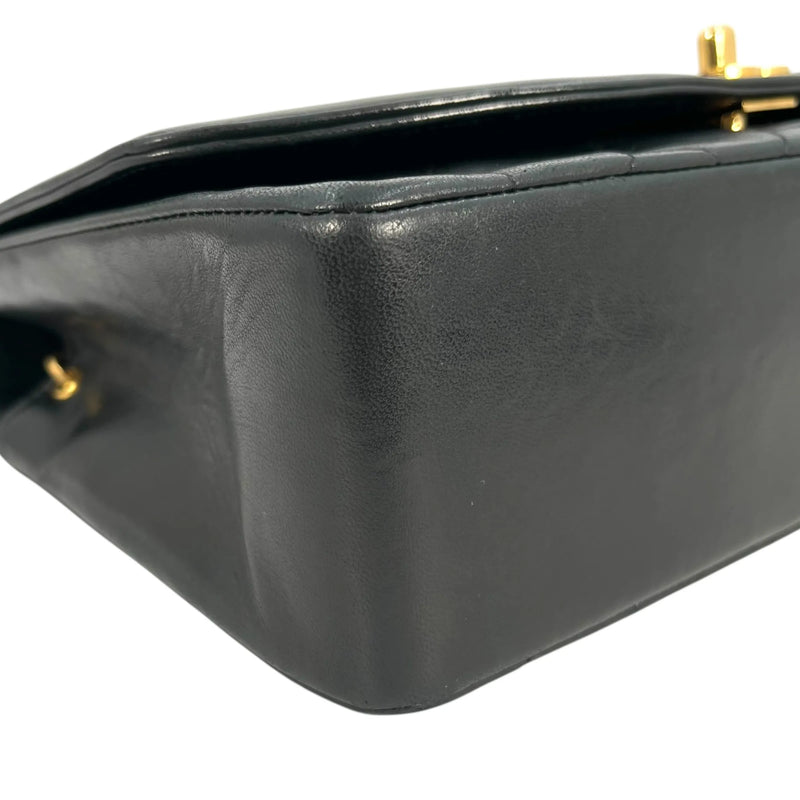 CHANEL Diana 25 Lambskin Shoulder Bag - Black 