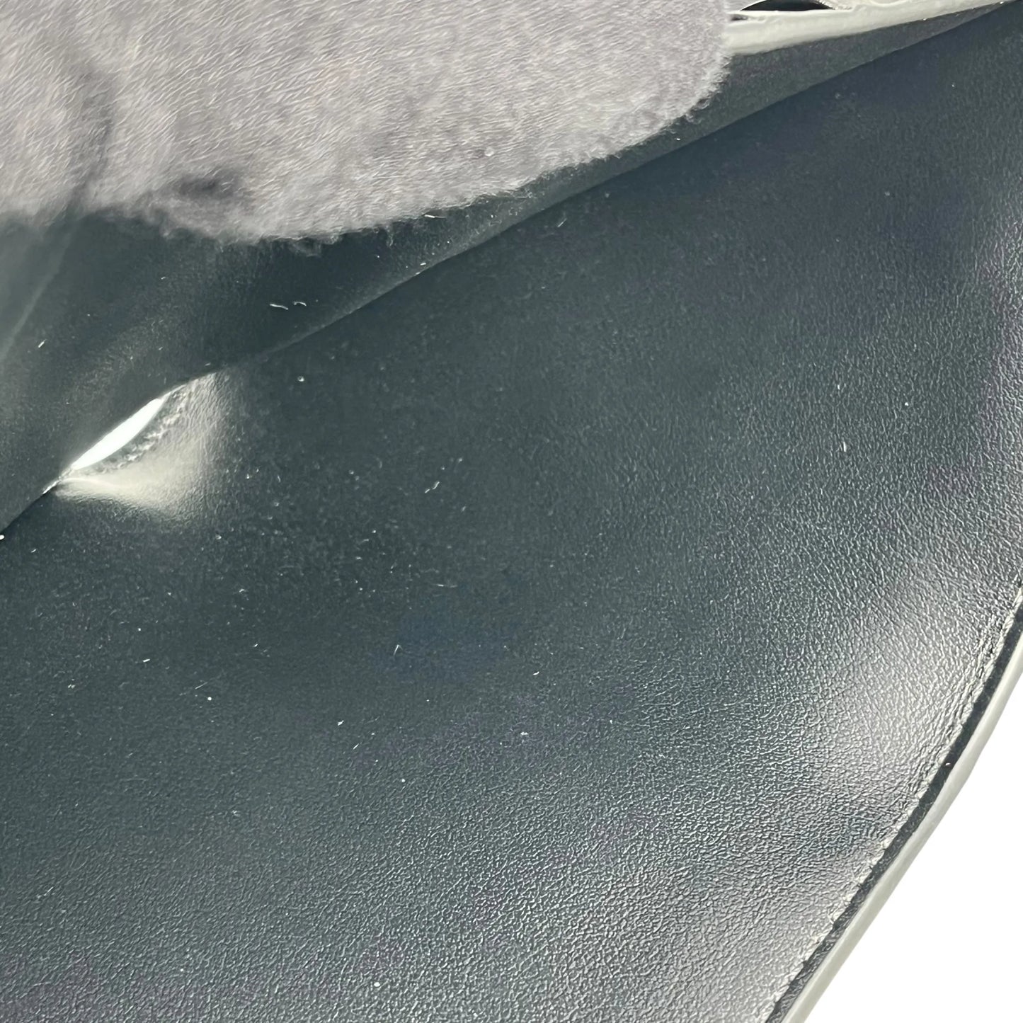 CELINE Triomphe Embossed Small Tri-Fold Compact Wallet - Black 