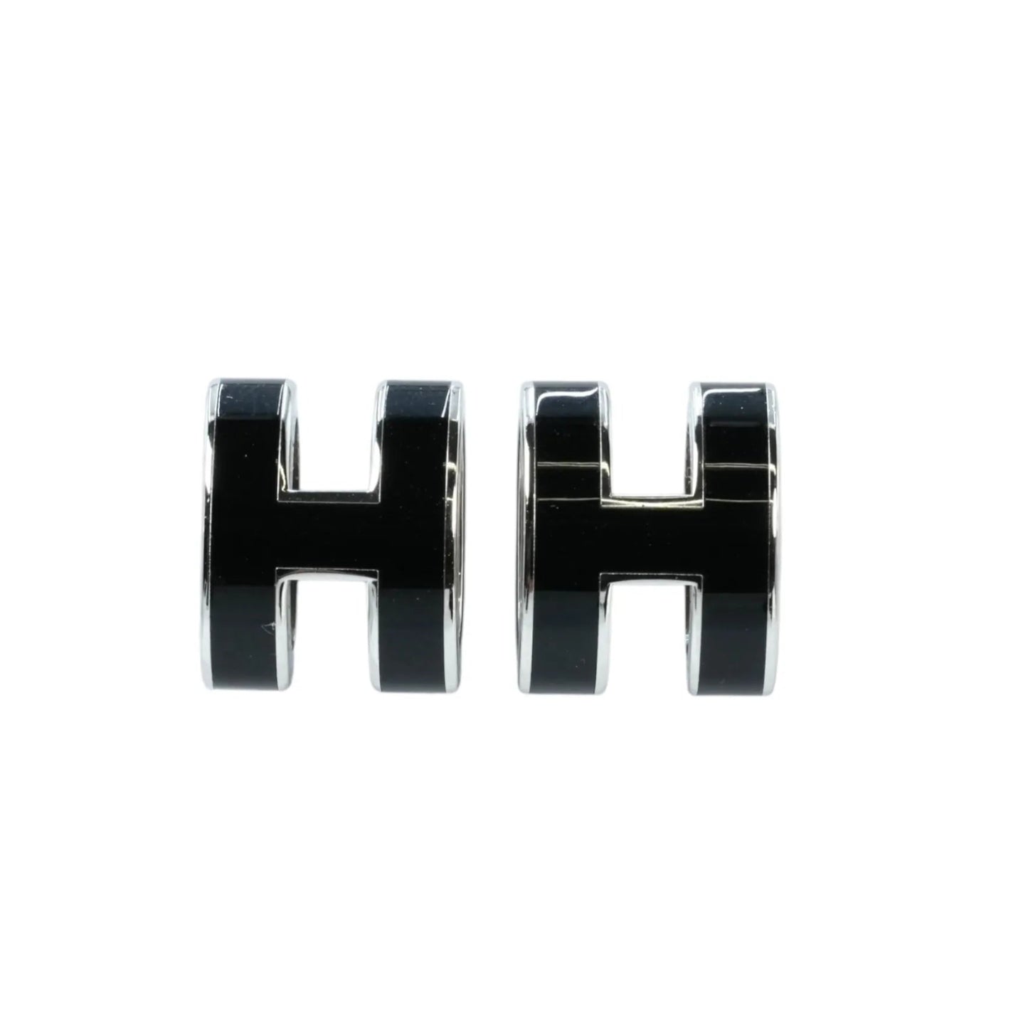 Hermès Pop Ash Earrings - Black - Metal - 34937 
