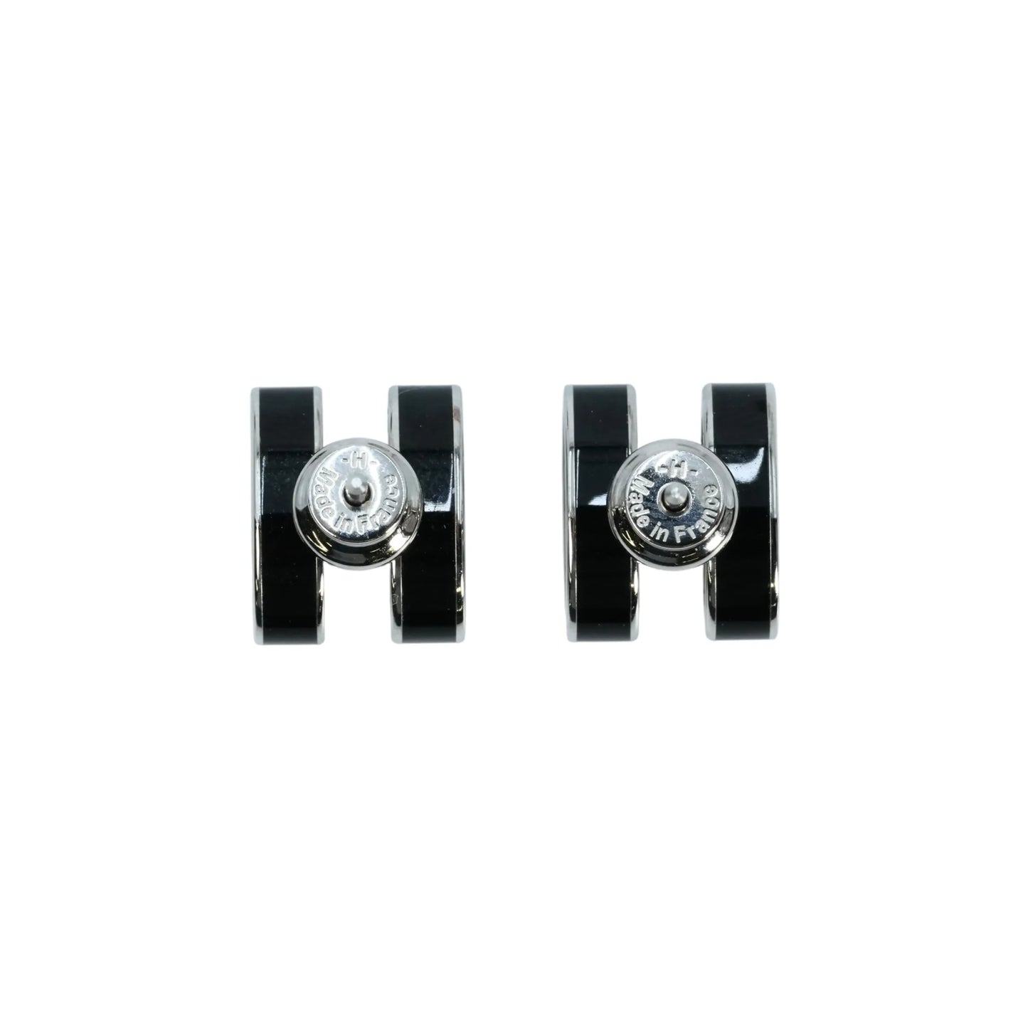 Hermès Pop Ash Earrings - Black - Metal - 34937 