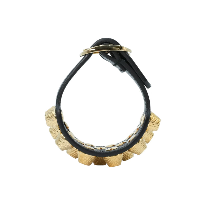 BALENCIAGA アリーナ スリーロウ GGH ブレスレット - ブラック